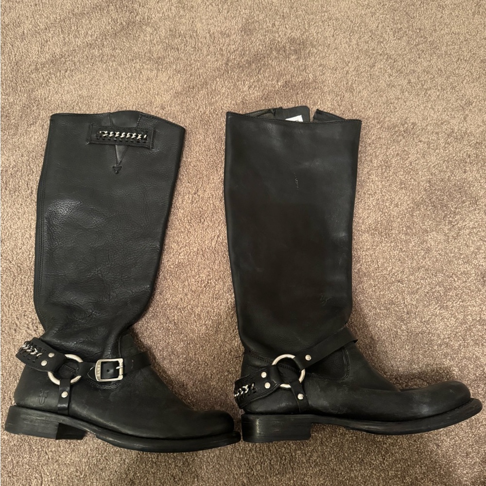 Frye boots, used, size 38.5 (8.5) women’s, black